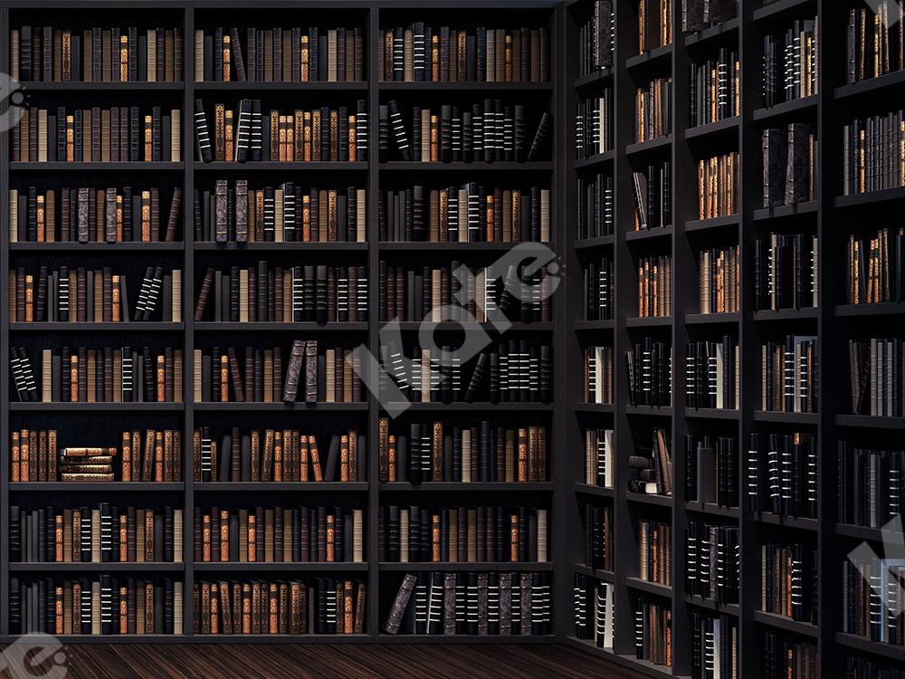 Kate Back To School Backdrop Library Bookshelf Books Designed by Emetselch -UK