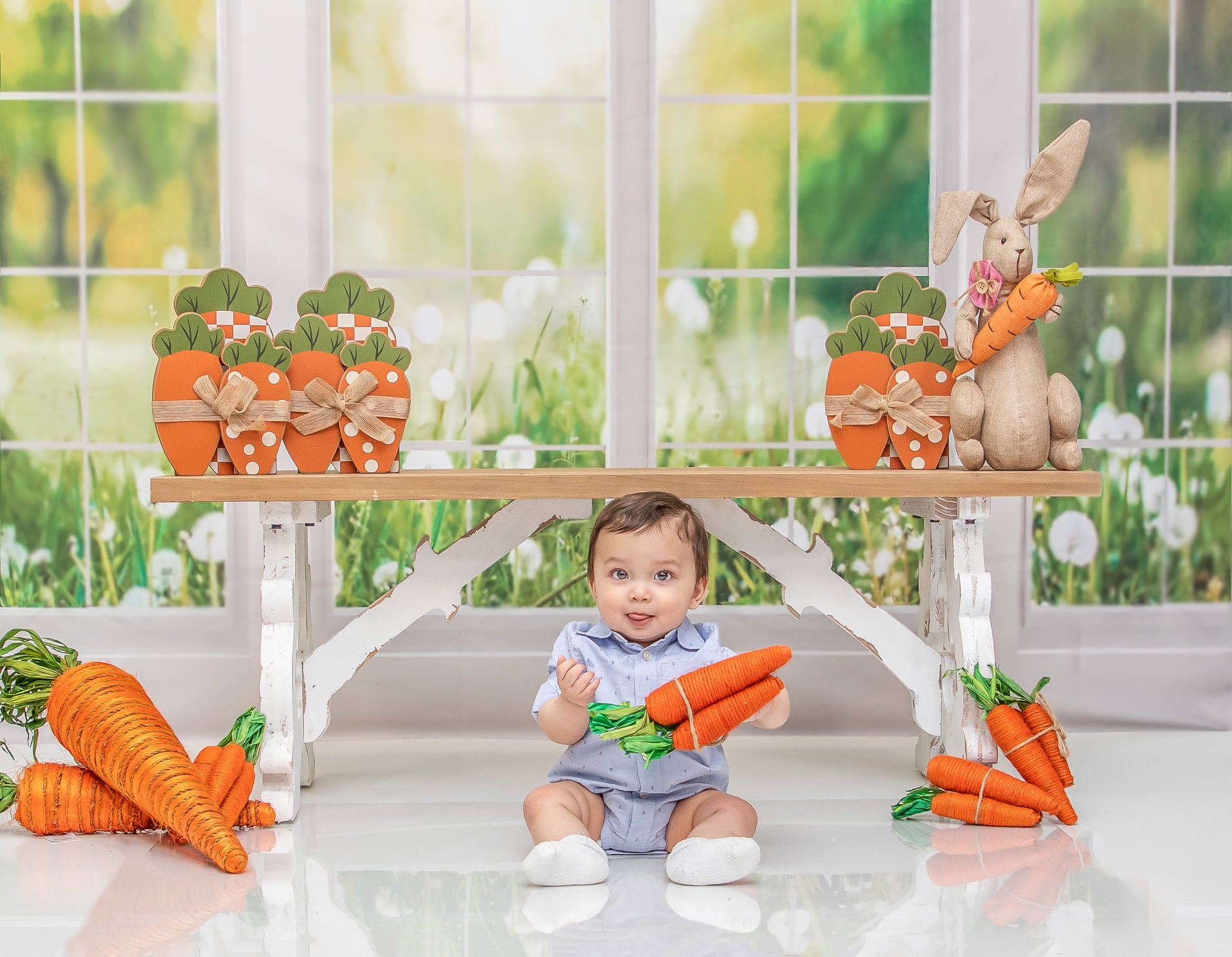 Kate Window Backdrop Spring Garden Designed by Emetselch -UK