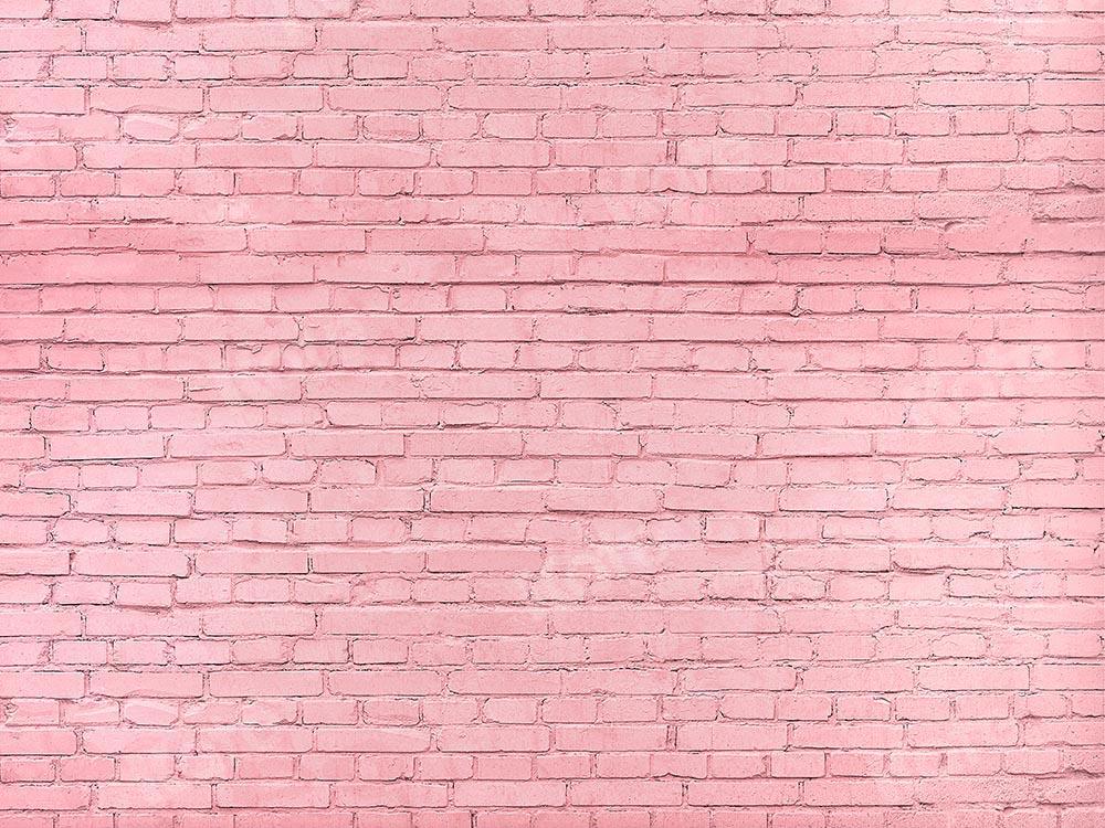 Kate Pink Brick Wall Backdrop for photography