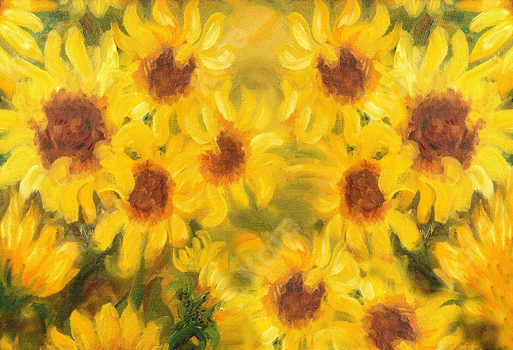 Kate Spring Sunflower Backdrop Designed by GQ