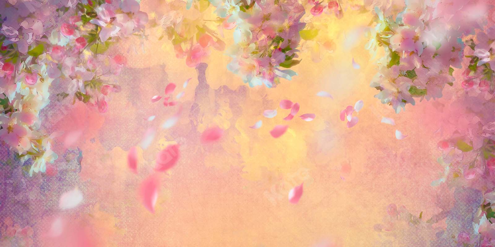 Kate Spring Fine Art Foggy Florals Backdrop Designed by Chain Photography -UK