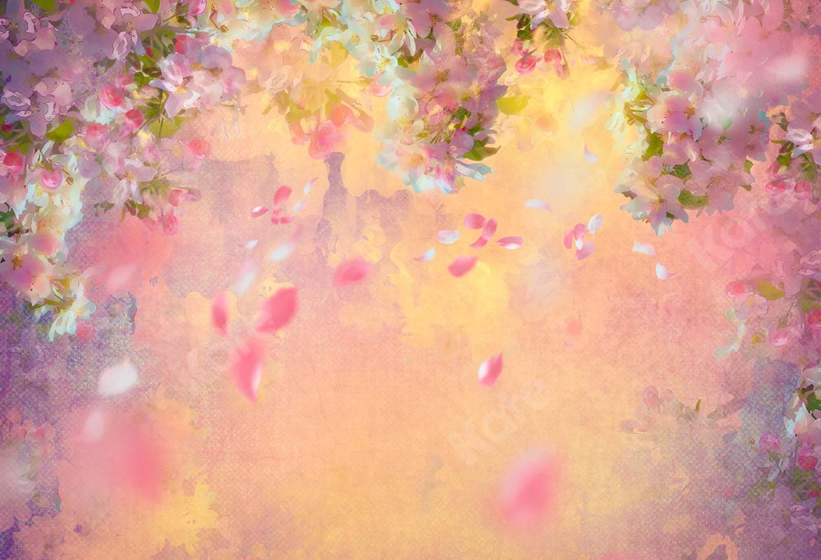 Kate Spring Fine Art Foggy Florals Backdrop Designed by Chain Photography -UK