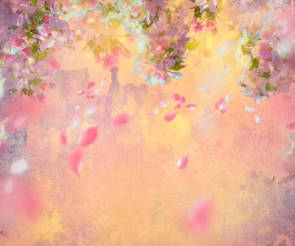 Kate Spring Fine Art Foggy Florals Backdrop Designed by Chain Photography -UK