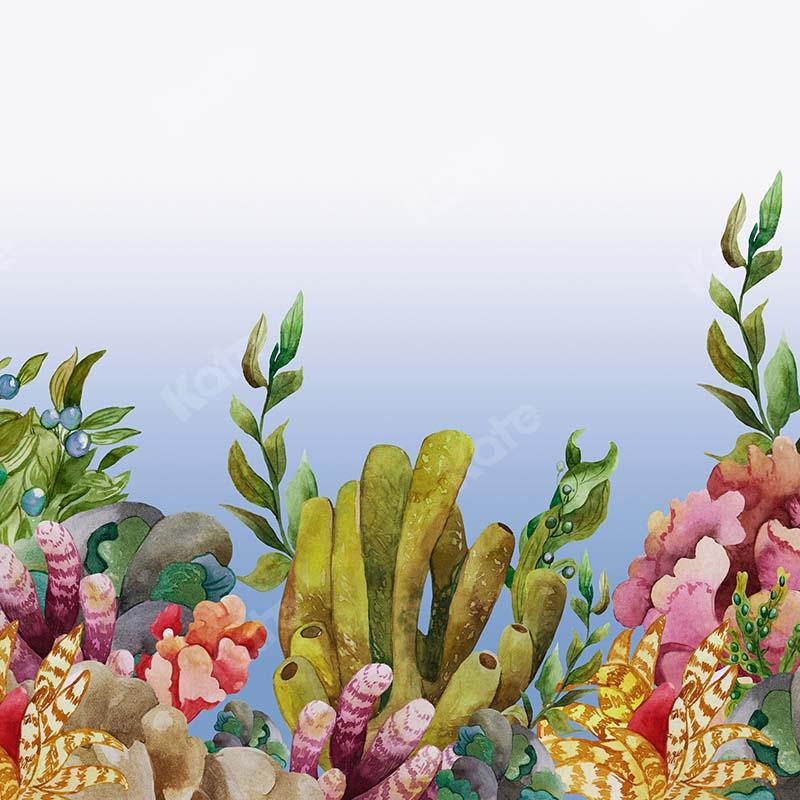 Kate Summer Under the Sea Corals Fishman Backdrop Designed by GQ