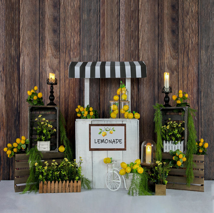 Kate Summer Lemon Stand Backdrop Designed by Jia Chan Photography