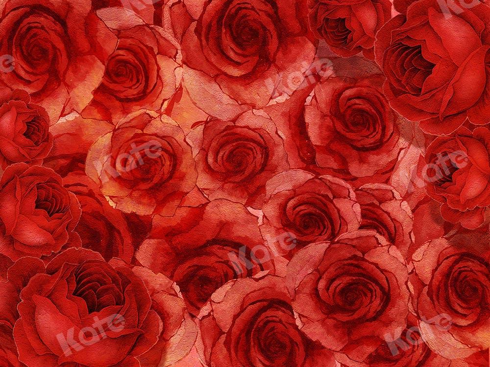 Kate Valentine's Day Rose Backdrop Designed by Chain Photography