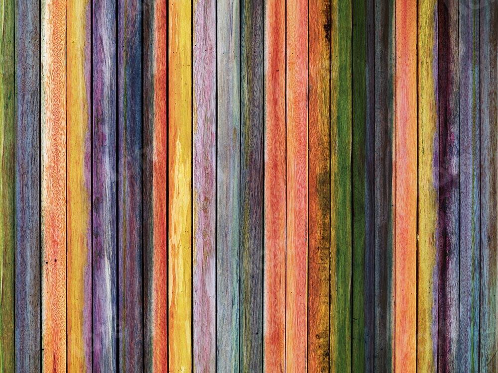 Kate Colorful Wood Backdrop for photography