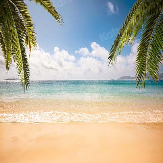 Kate Summer Beach Blue Sky Backdrop Designed by Chain Photography -UK