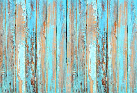 Kate Light Blue Do-old Wood Backdrop for photography -UK