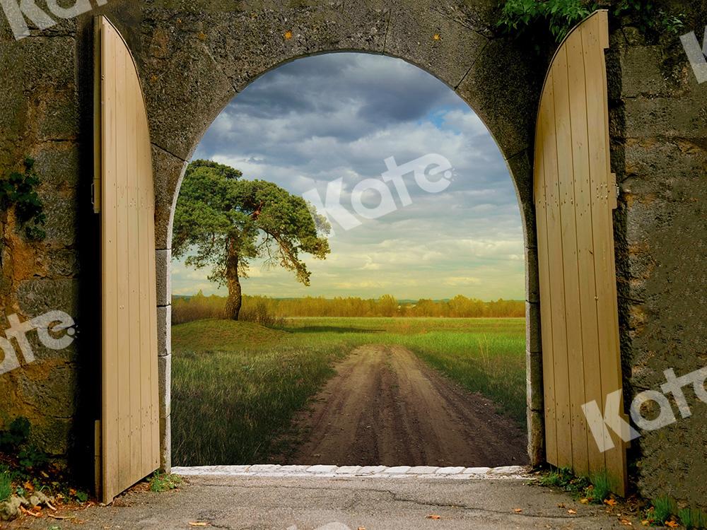 Kate Door With Field Path Backdrop Designed by Chain Photography