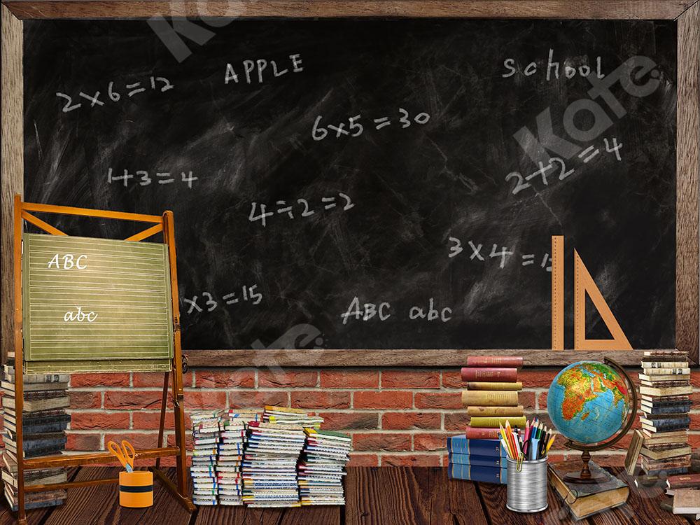 Kate Back to School Backdrop Classroom Blackboard Designed by Emetselch