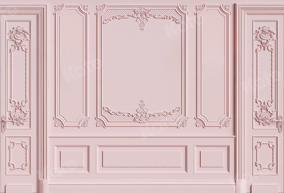 Kate Pink Retro Wall Backdrop Designed by Chain Photography -UK