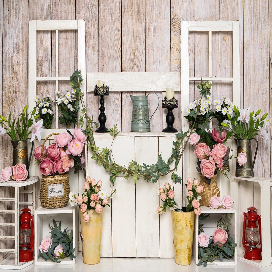 Kate Spring/mother's Day Flower Stand Cake Smash Backdrop Designed by Emetselch