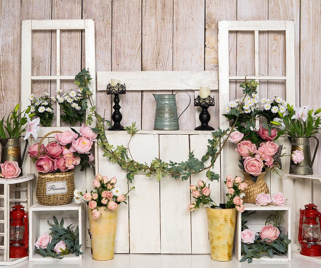 Kate Spring/mother's Day Flower Stand Cake Smash Backdrop Designed by Emetselch