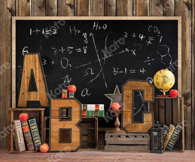 Kate Back to School Blackboard Children Backdrop Designed by Emetselch