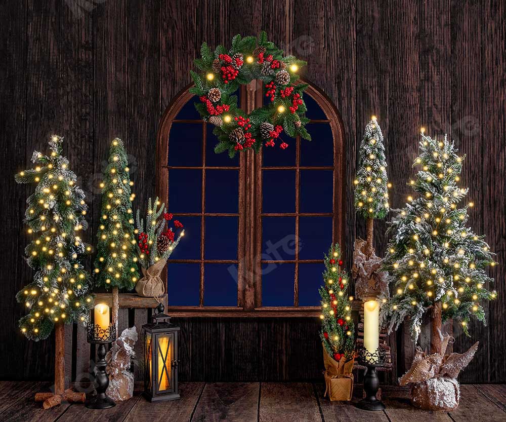 Kate Christmas Wood Room Backdrop Designed by Emetselch