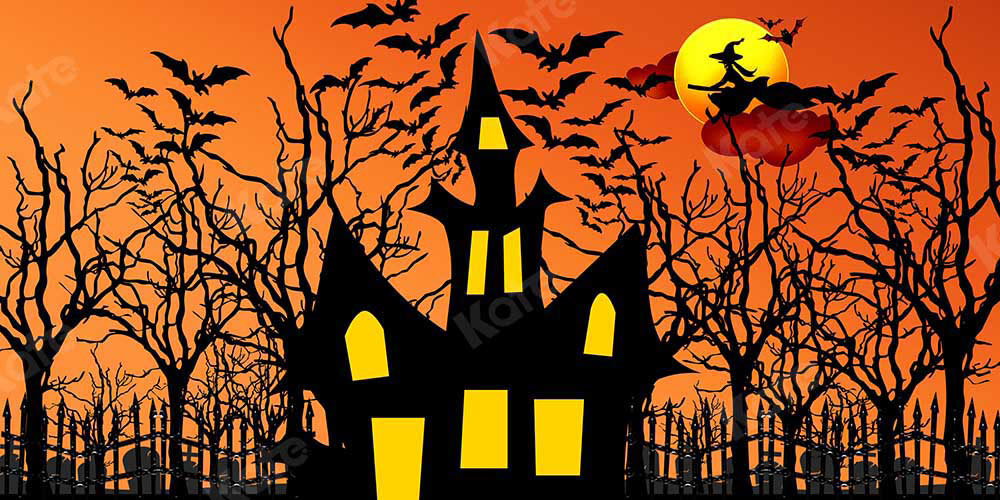 Kate Halloween Witch Backdrop Designed by Chain Photography