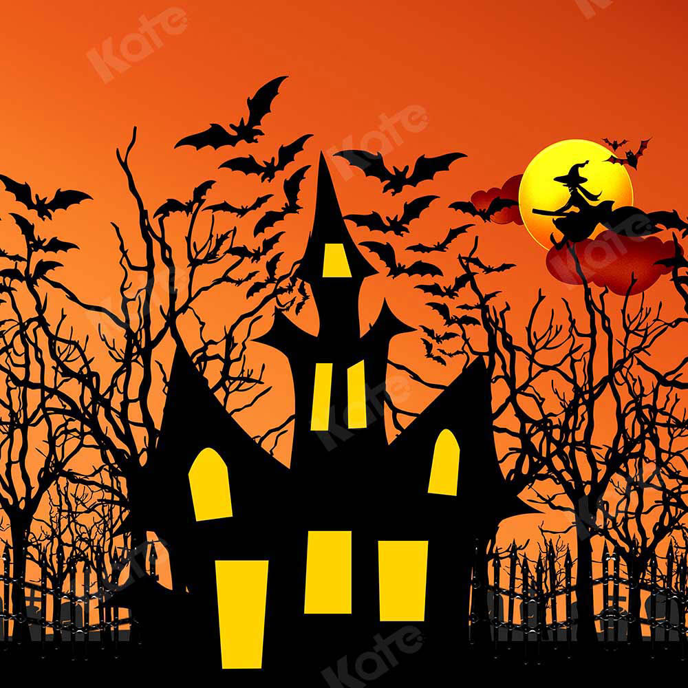 Kate Halloween Witch Backdrop Designed by Chain Photography
