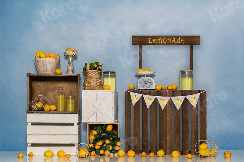 Kate Cake Smash Summer Backdrop Lemon shop Designed by Emetselch