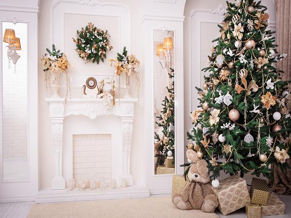 Kate Interior Christmas Tree Decorations Backdrop for Photography - Kate backdrop UK