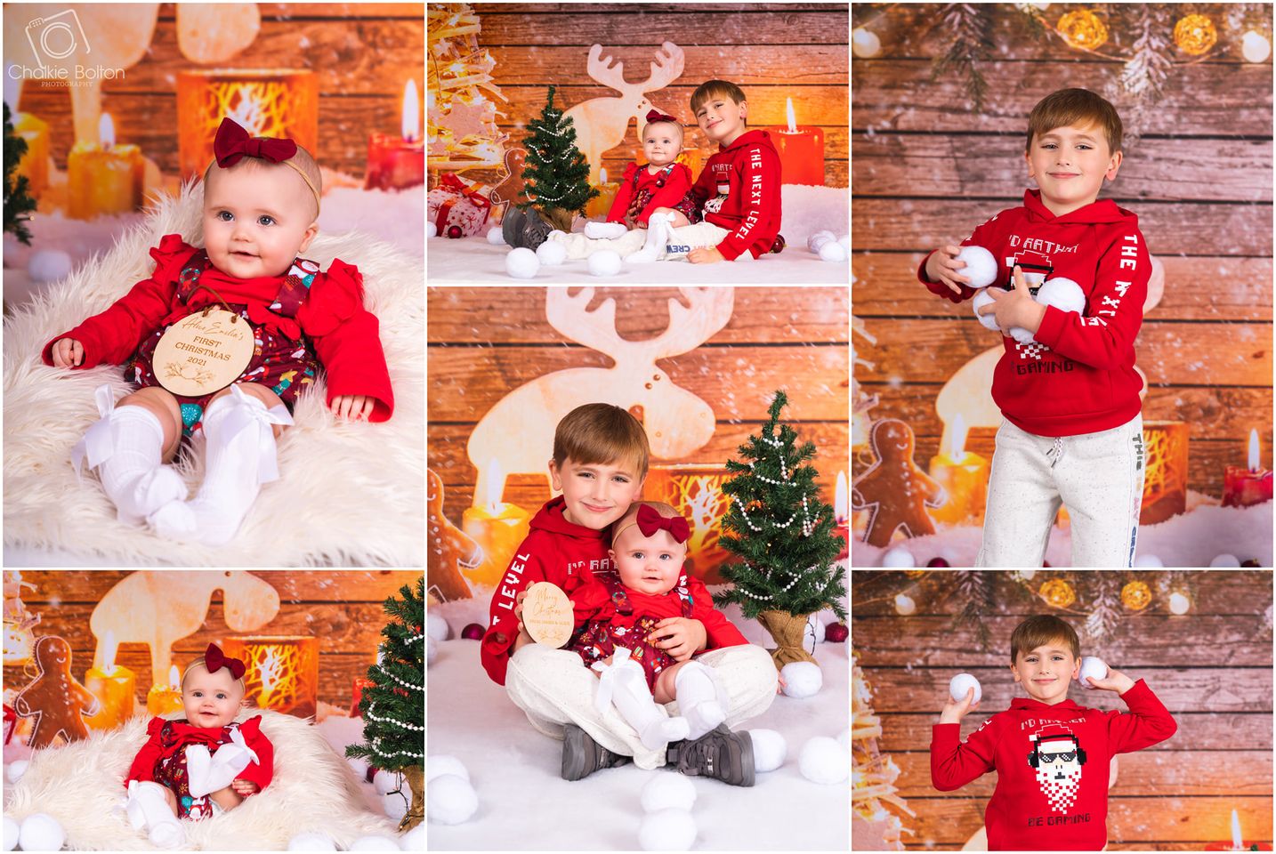 Kate Snow Wooden Wall Backdrop For Christmas Photography