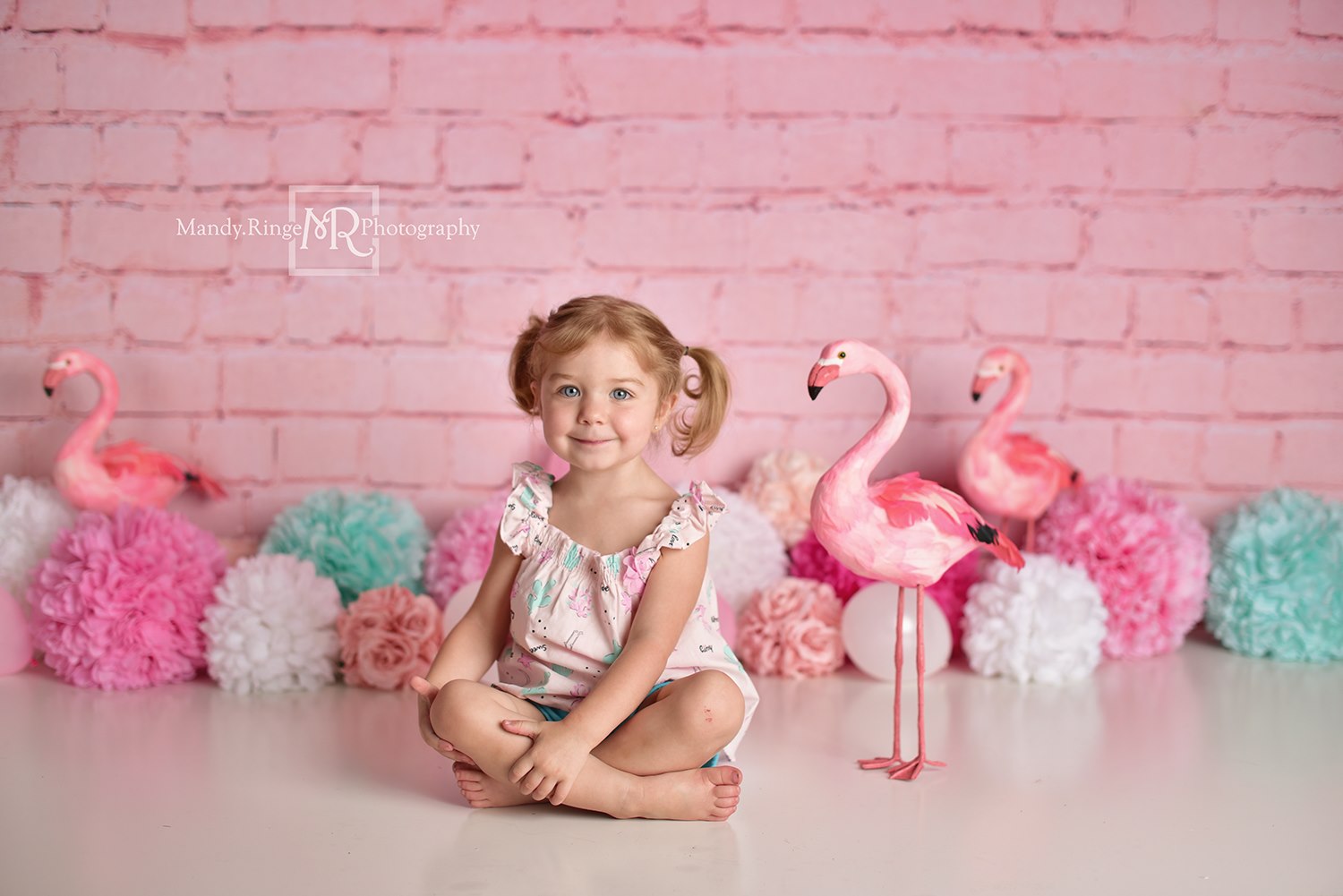 Kate Pink Brick Wall Photography Backdrops -UK