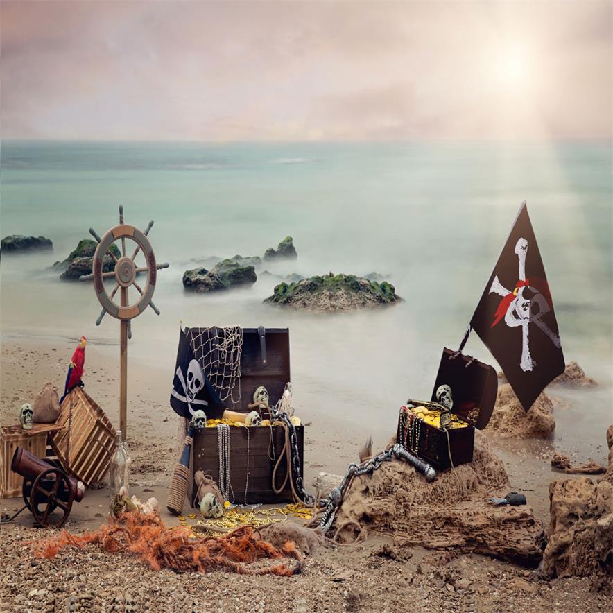 Kate Summer Sea Pirate backdrop designed by studio gumot