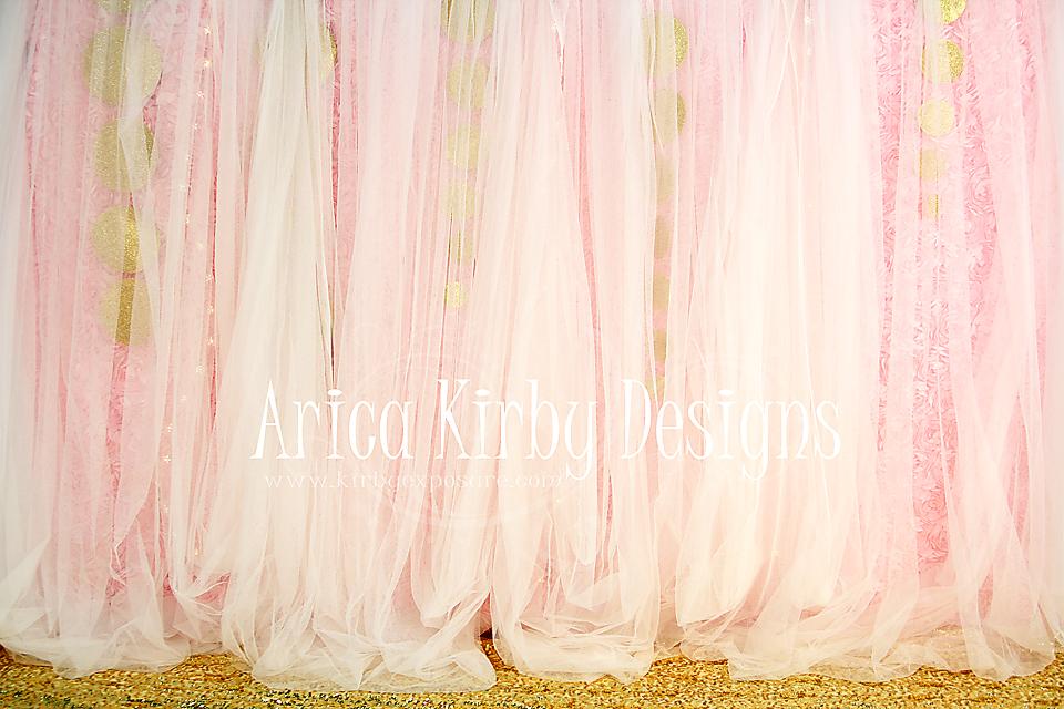 Kate Glitter Me Pink Backdrop for Photography designed by Arica Kirby