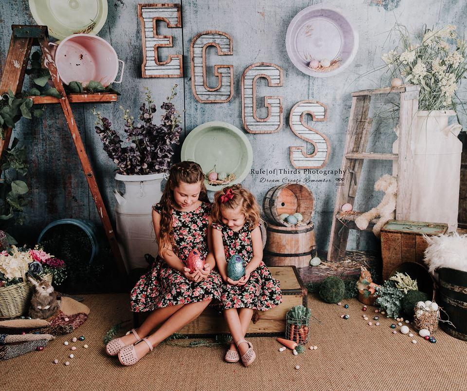 Kate Egg-celent Easter Backdrop designed by Arica Kirby