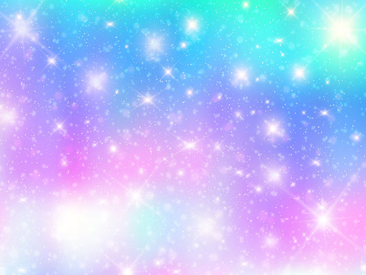Kate Blue Purple Galaxy Shining Star Backdrop for Photography