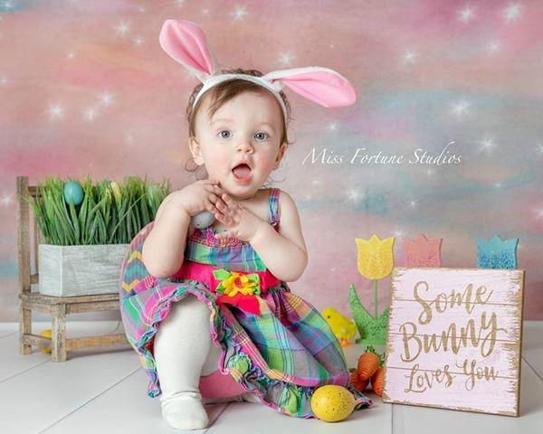 Kate Pacifier Orange Stars Backdrop for Photography Designed by Mini MakeBelieve -UK