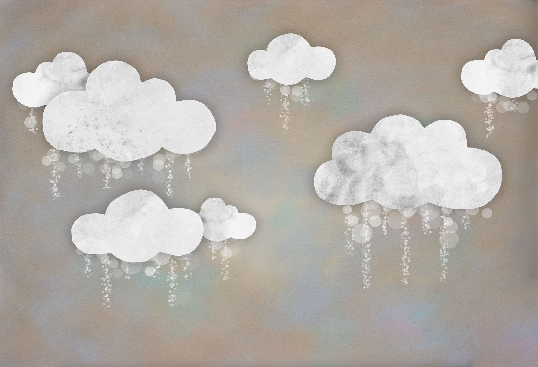 Kate Baby Shower Take Flight Winter Clouds Backdrop for Photography Designed by Mini MakeBelieve - Kate backdrops UK