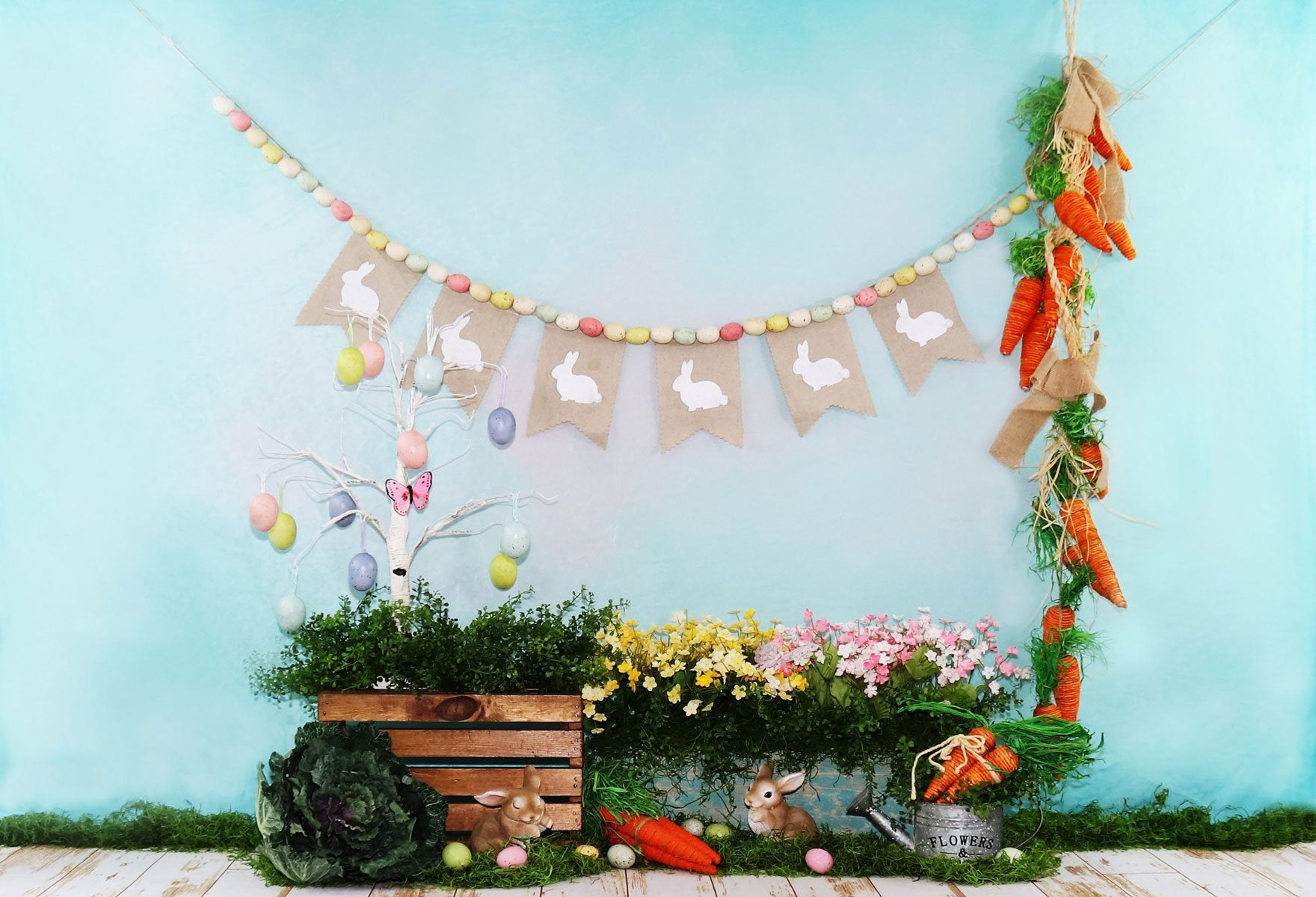 Kate Fairy Tale Easter Children Backdrop for Photography Designed by Leann West