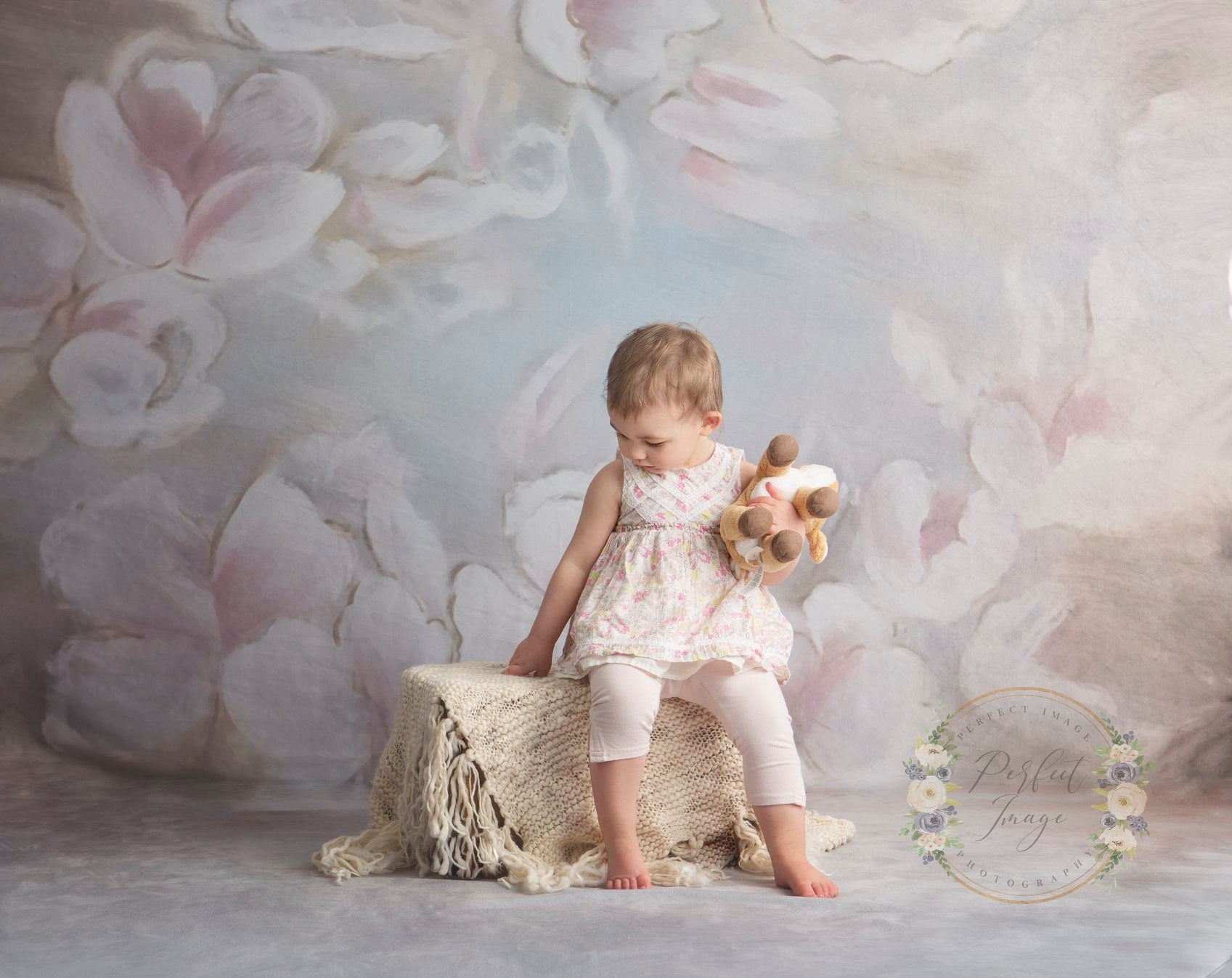 Kate Painting flowers Fine art Photography Backdrops