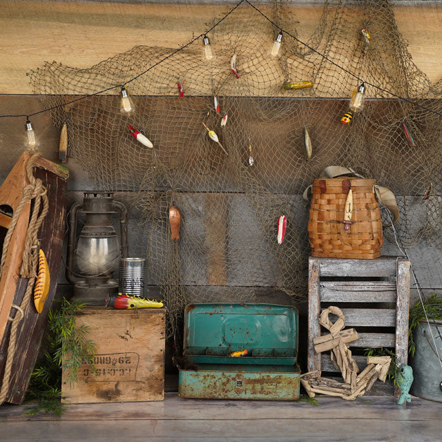 Kate Wood Gone Fishing Backdrop Designed by Arica Kirby