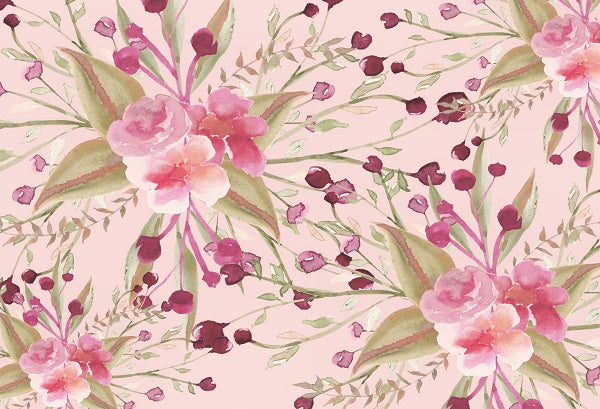 Kate  Redberry Flower Backdrop for Photography Designed By Leann West -UK