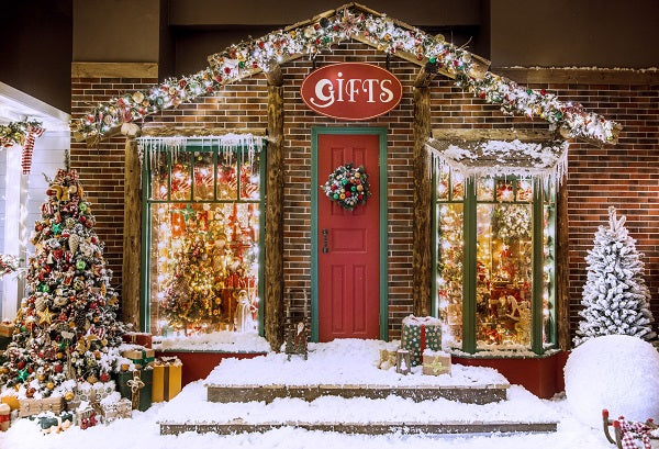 Christmas Giftshop Decorations Snow