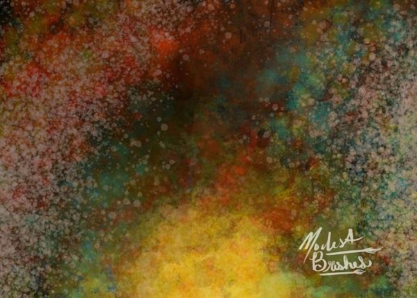 Abstract Spray Colorful Backdrop