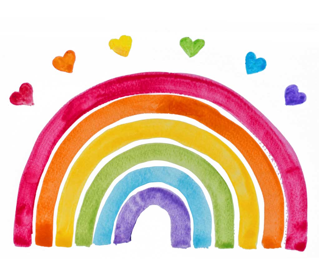 Kate Watercolor Rainbow Backdrop Designed by Mandy Ringe Photography -UK