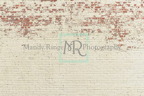 Distressed Brick Wall Warm Style Backdrop