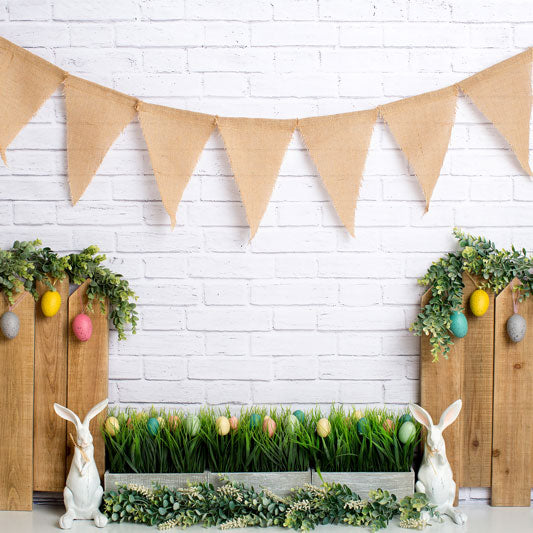 Kate Easter Fence Backdrop Designed by Megan Leigh Photography