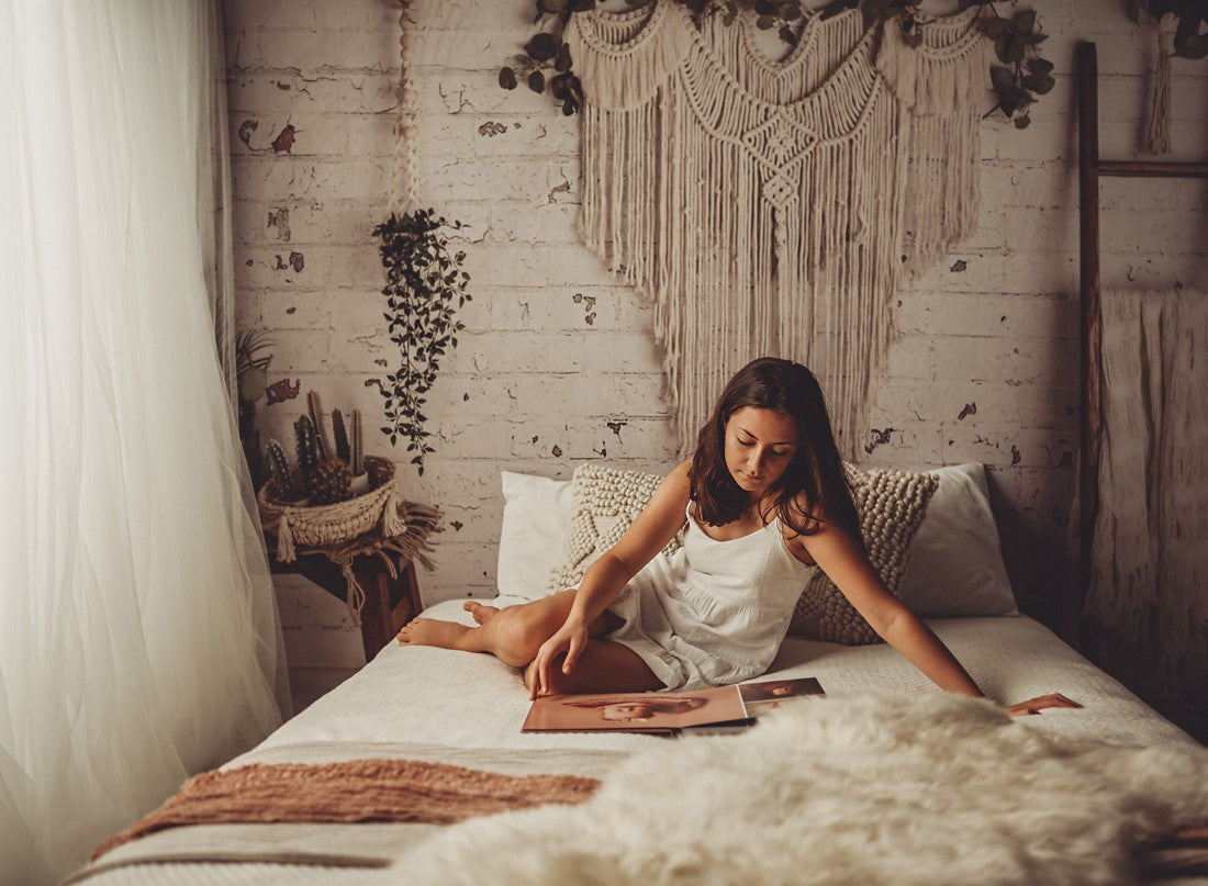 Kate Boho Macrame Bedroom Wall Mother's Day Backdrop Designed By Mandy Ringe Photography -UK