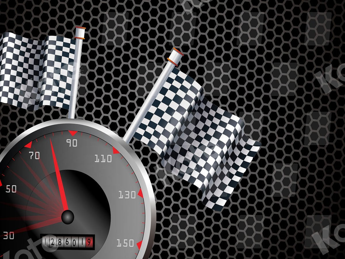 Kate Speedometer Racing Sport Backdrop for Photography