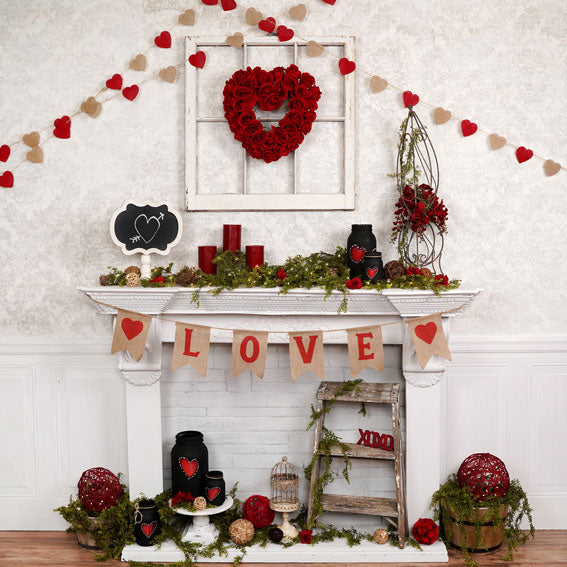 Kate Valentine's Day Love Backdrop Designed by Arica Kirby