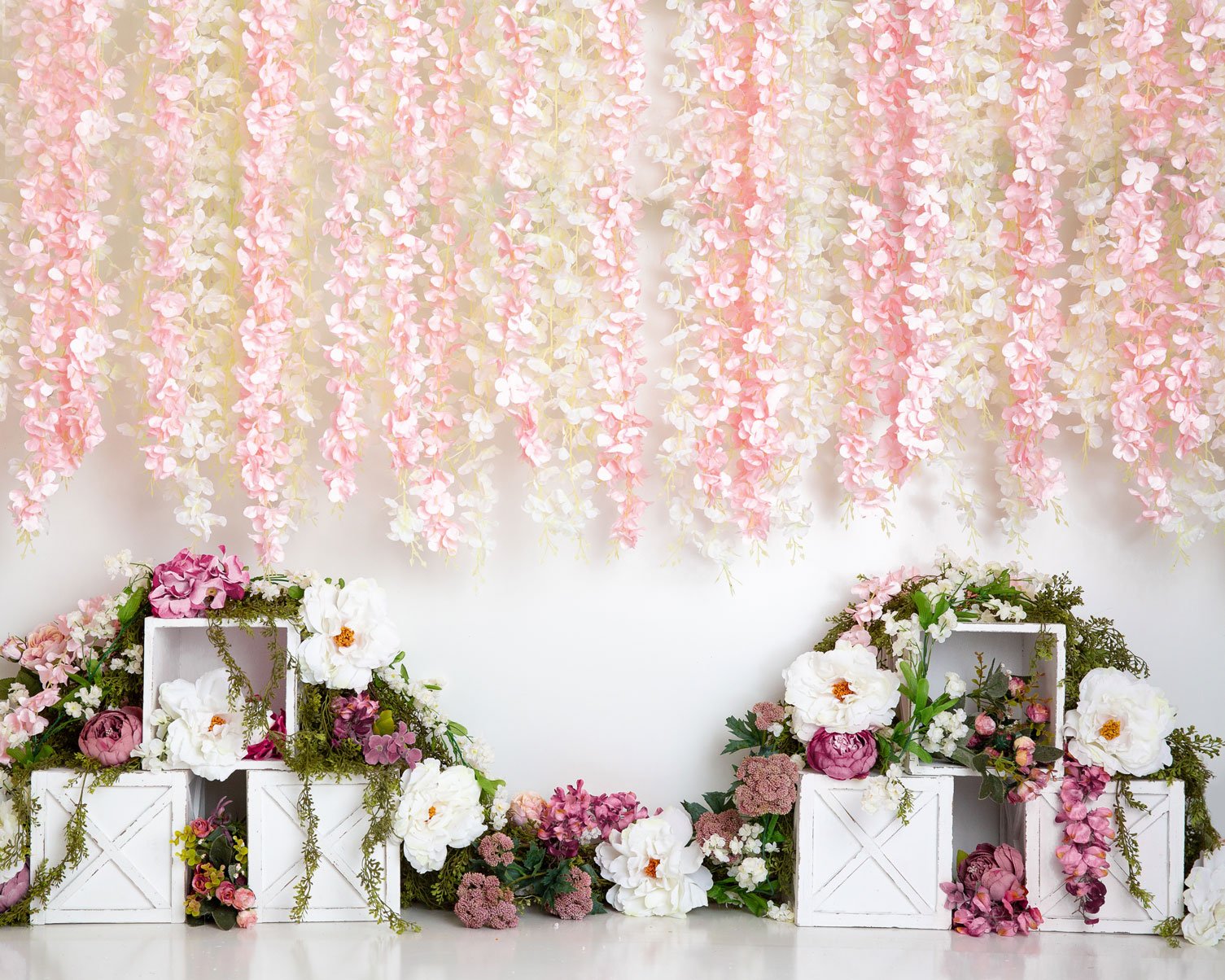 Kate Spring Florals Flower Wall Wedding Backdrop Designed By Megan Leigh Photography