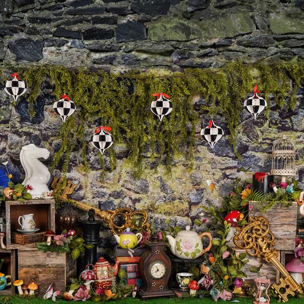 Kate Spring Alice Tea Fairy Tale Backdrop Designed by Arica Kirby -UK