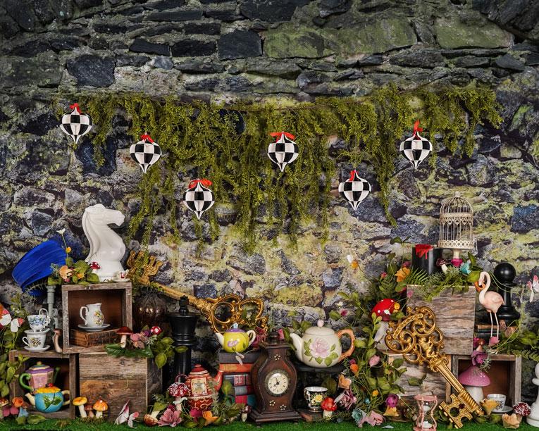 Kate Spring Alice Tea Fairy Tale Backdrop Designed by Arica Kirby -UK