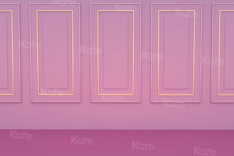 Kate Light Plum Wall Floor Girl Backdrop for Photography