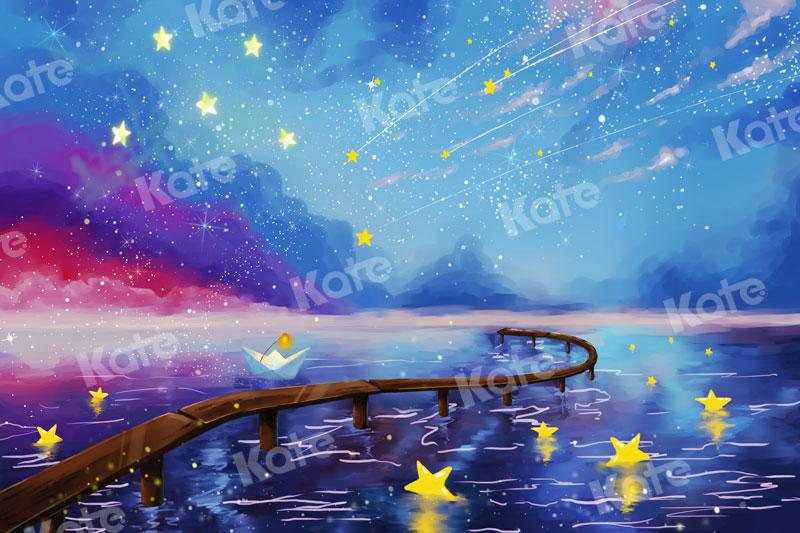 Kate Cake Smash Dream Starry Galaxy Backdrop for Photography