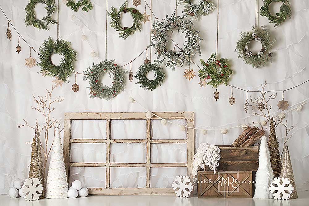 Kate Rustic Winter Backdrop Designed By Mandy Ringe Photography
